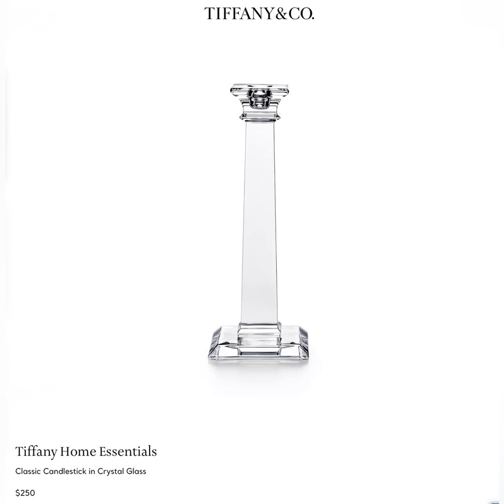 TIFFANY & CO. CLASSIC CANDLESTICKS 10”H - PAIR   NWT IN BOX!!!